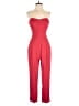 Milly Solid Red Jumpsuit Size 4 - photo 1