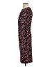 Kasper Animal Print Burgundy Casual Dress Size S - photo 5