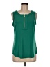 Ellen Tracy Green Sleeveless Blouse Size 8 (estimated) - photo 1