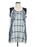 CAbi 100% Polyester Blue Sleeveless Blouse Size M - photo 1