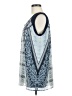 CAbi 100% Polyester Blue Sleeveless Blouse Size M - photo 5