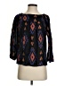 Lucky Brand Black 3/4 Sleeve Blouse Size S - photo 1