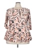 Cocomo Pink 3/4 Sleeve Blouse Size 3X - photo 1