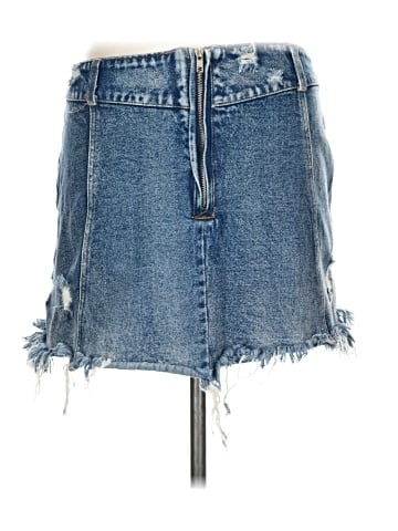 Signature 8 Denim Skirt (view 2)