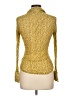 Farinaz Taghavi Animal Print Yellow Long Sleeve Blouse Size 12 - photo 2