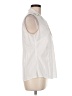 Foxcroft Ivory Sleeveless Button-Down Shirt Size 8 - photo 4