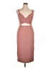 Express Solid Tan Cocktail Dress Size 14 - photo 1