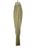 Double Crazy Plaid Green Casual Pants Size S - photo 5
