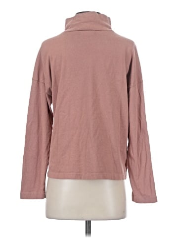 Madewell Button-Sleeve Turtleneck Top (view 2)
