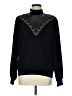 St. John Collection by Marie Gray Black Wool Pullover Sweater Size M - photo 1