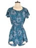 Mudd 100% Rayon Paisley Blue Romper Size S - photo 1