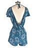 Mudd 100% Rayon Paisley Blue Romper Size S - photo 2