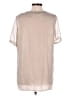 Burberry Brit 100% Cupro Tan Short Sleeve Blouse Size M - photo 2