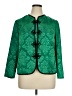 Leslie Fay Paisley Green Jacket Size 16 Petite - photo 1