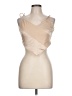 Le Lis Tan Sleeveless Blouse Size L - photo 1