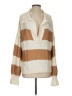 Oddi Stripes Tan Pullover Sweater Size S - photo 1