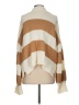 Oddi Stripes Tan Pullover Sweater Size S - photo 2