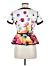 Prabal Gurung White Short Sleeve Top Size 6 - photo 2