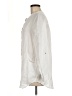 Sigrid Olsen 100% Linen Ivory Long Sleeve Button-Down Shirt Size M - photo 5