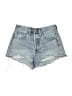 Altar'd State 100% Cotton Blue Denim Shorts Size 24 waist - photo 1