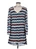 Speechless 100% Polyester Chevron-herringbone Blue Casual Dress Size S - photo 2