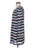 Speechless 100% Polyester Chevron-herringbone Blue Casual Dress Size S - photo 5