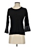 MICHAEL Michael Kors Black 3/4 Sleeve Top Size P (petite) - photo 1