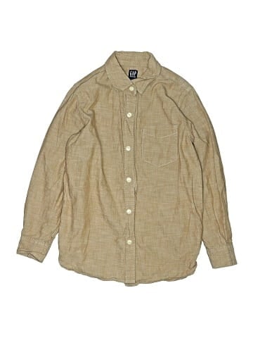 Gap Long Sleeve Button-Down Shirt (view 1)