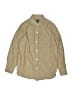 Gap 100% Cotton Solid Tan Long Sleeve Button-Down Shirt Size L (kids) - photo 1