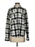 Billabong 100% Polyester Plaid Gray Fleece Size S - photo 1