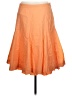 Garnet Hill Solid Orange Formal Skirt Size 12 - photo 1