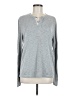 Theory Gray Long Sleeve Top Size M - photo 1