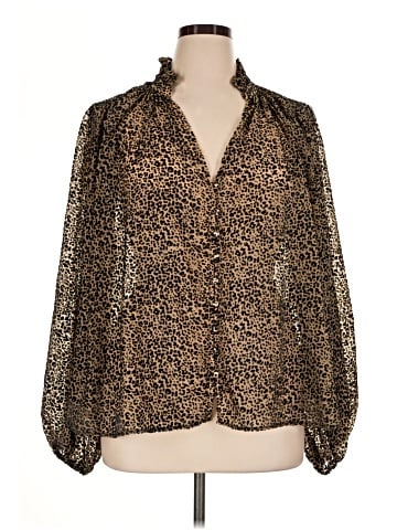 By Anthropologie Long Sleeve Blouse (view 1)