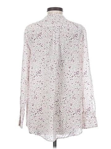 Donna Karan New York Long Sleeve Silk Top (view 2)