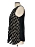 Sunday in Brooklyn 100% Polyester Black Sleeveless Blouse Size L - photo 5