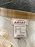 Ariat 100% Rayon Plaid Tan 3/4 Sleeve Button-Down Shirt Size S - photo 7