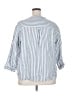 L.L.Bean 100% Linen Stripes Blue 3/4 Sleeve Button-Down Shirt Size 2X - photo 2
