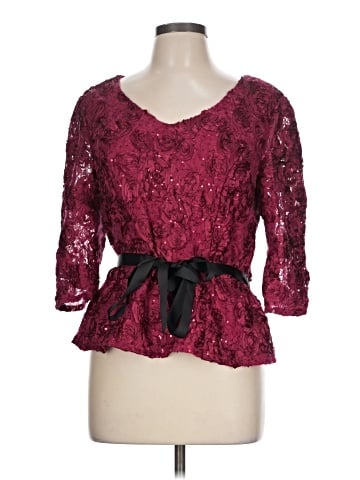 Alex Evenings 3/4 Sleeve Blouse (view 1)