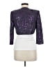 Alex Evenings Metallic Purple Blazer Size 6 - photo 2
