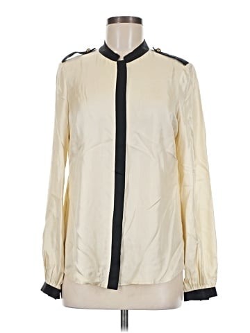 Tory Burch Long Sleeve Silk Top (view 1)