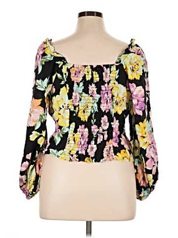 Who What Wear 3/4 Sleeve Blouse (view 2)