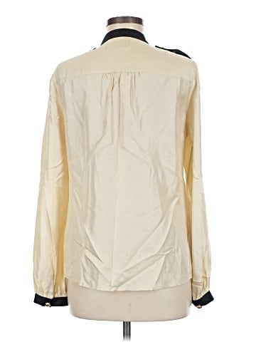 Tory Burch Long Sleeve Silk Top (view 2)