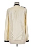Tory Burch 100% Silk Ivory Long Sleeve Silk Top Size 8 - photo 2