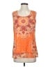 CAbi Orange Sleeveless Blouse Size S - photo 1