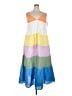 Roxy 100% Cotton Color Block White Casual Dress Size XL - photo 1