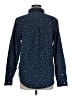 L.L.Bean Floral Blue Long Sleeve Button-Down Shirt Size M - photo 2