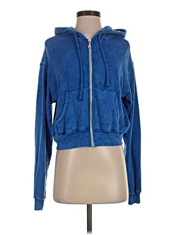 Michael Lauren Zip Up Hoodie (view 1)