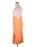Bebe Color Block Orange Cocktail Dress Size XL - photo 5