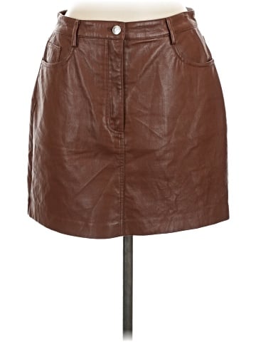 Wilfred Faux Leather Skirt (view 1)