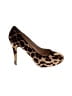J.Crew Collection 100% Leather Animal Print Brown Heels Size 9 - photo 1